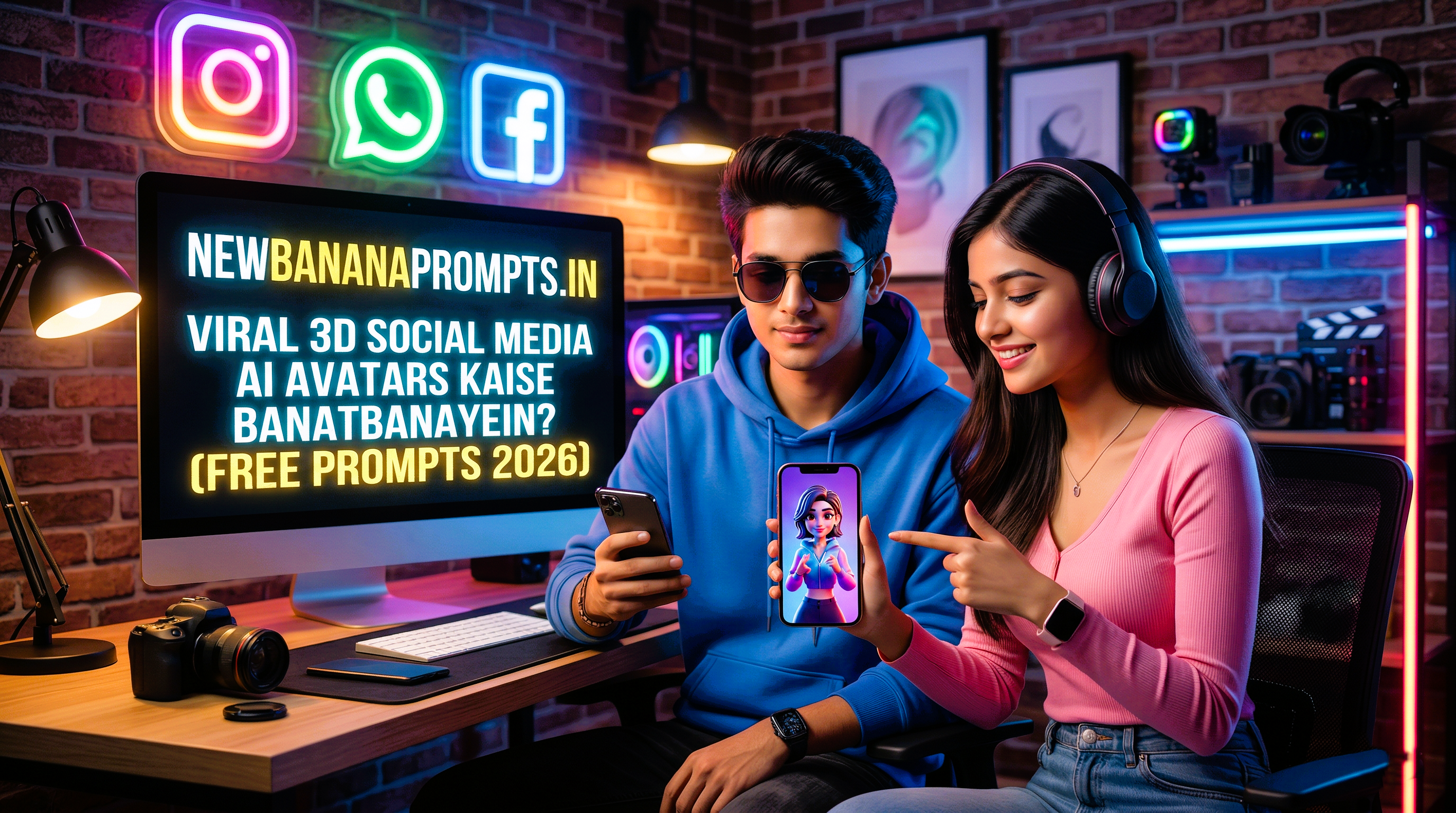 Instagram par Viral 3D Social Media AI Avatar Kaise Banayein?