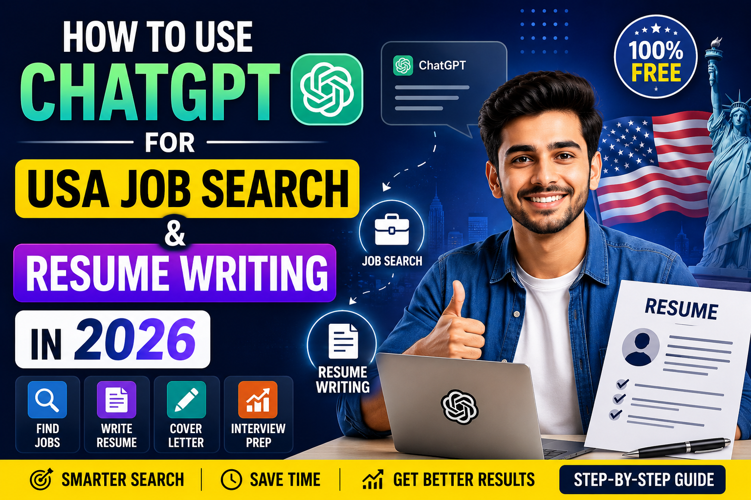 How to Use ChatGPT for USA Job Search & Resume Writing in 2026