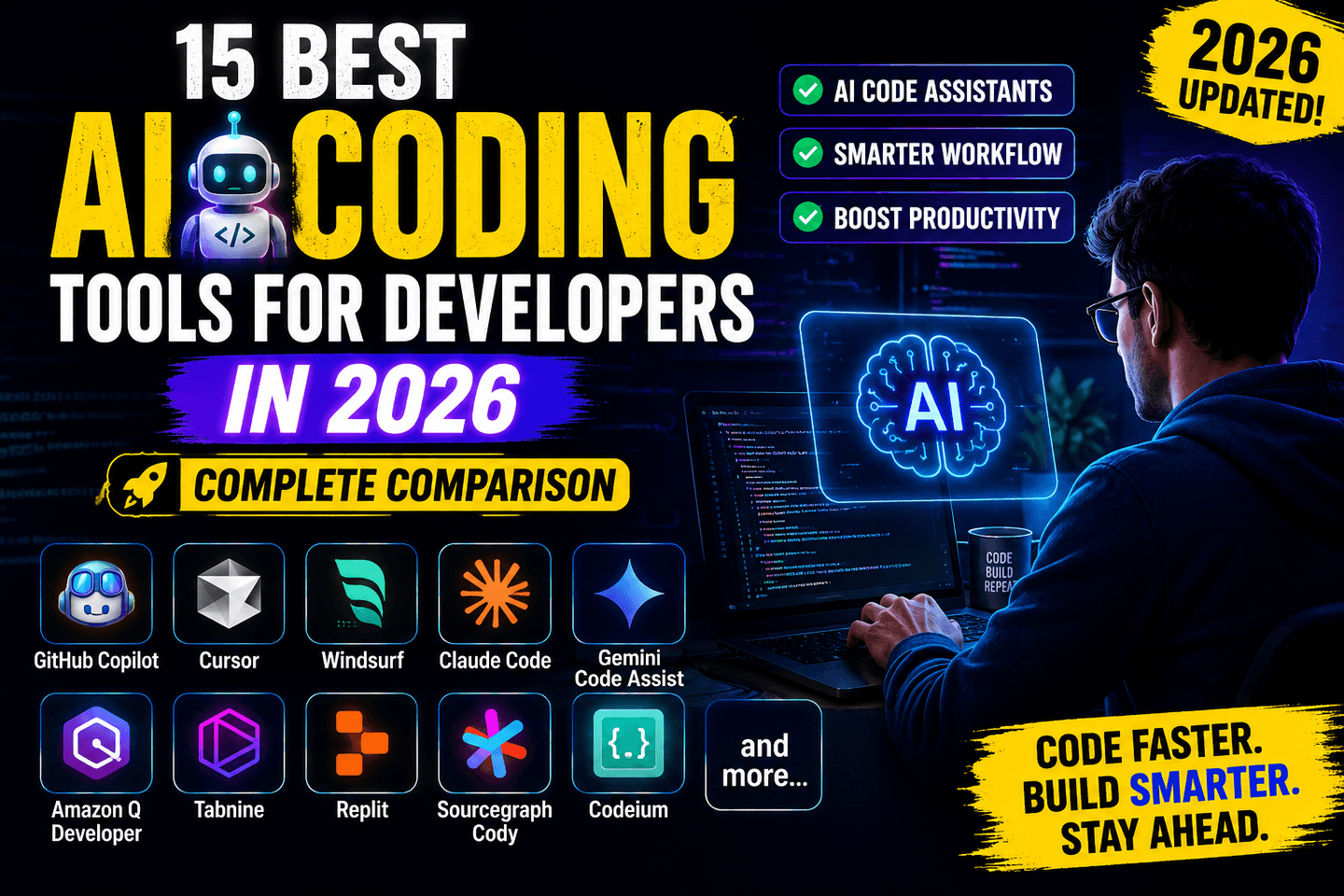 15 Best AI Coding Tools for Developers in 2026