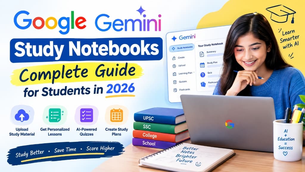 Google Gemini Study Notebooks: Complete Guide for Students in 2026