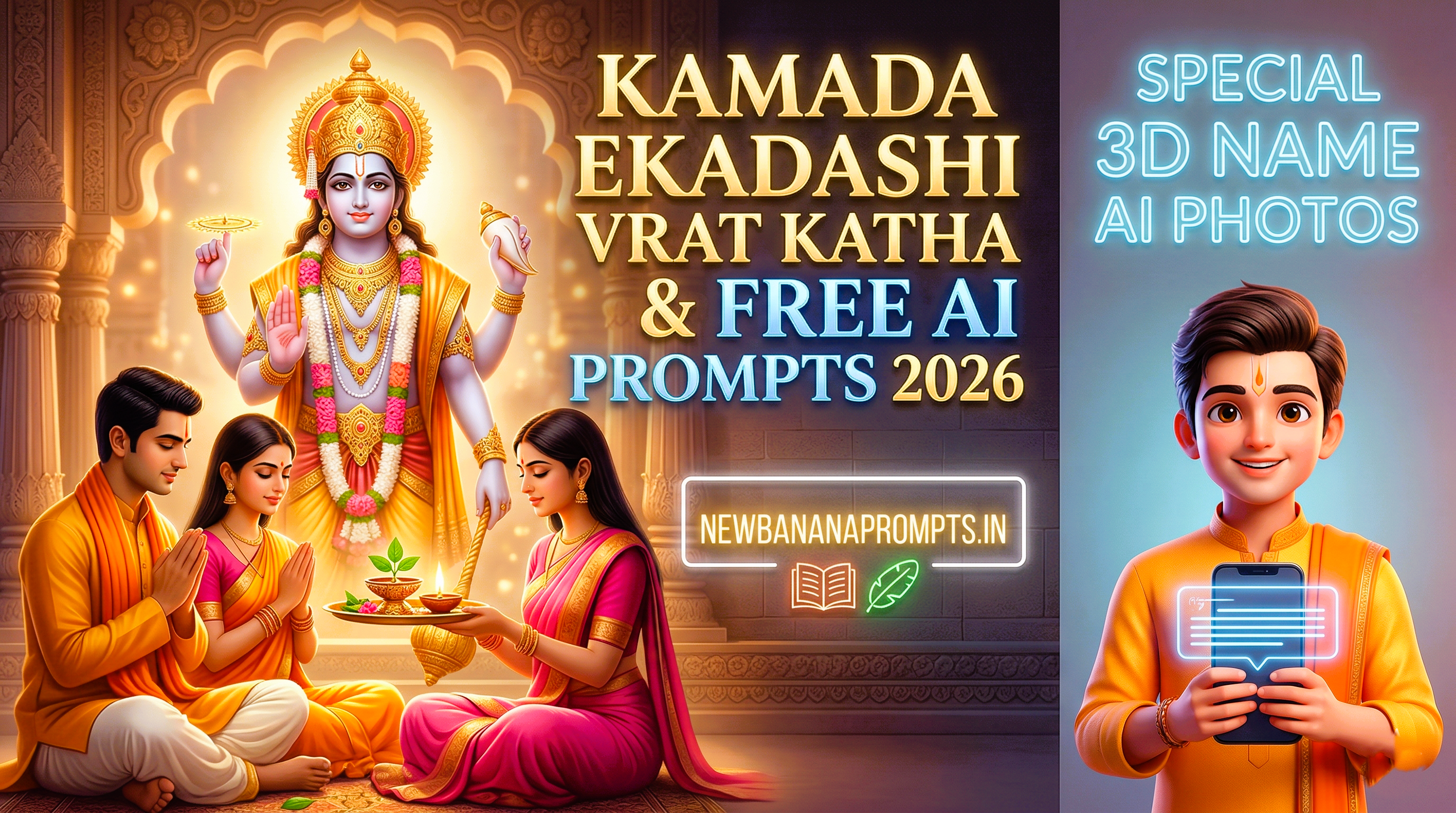 Kamada Ekadashi Vrat Katha & Shubh Muhurat 2026