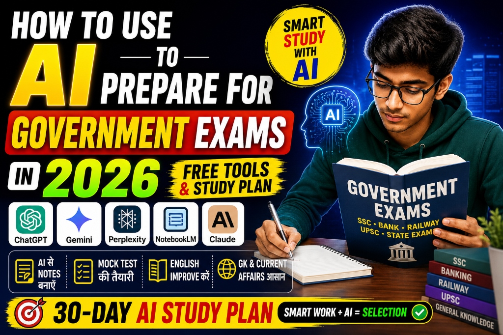 How to Use AI to Prepare for Government Exams in 2026 | NB Prompts