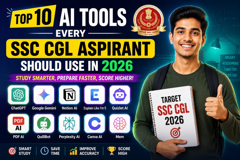 Ssc System Tools Top 10 AI Tools Every SSC CGL Aspirant Should Use in 2026 | NB Prompts
